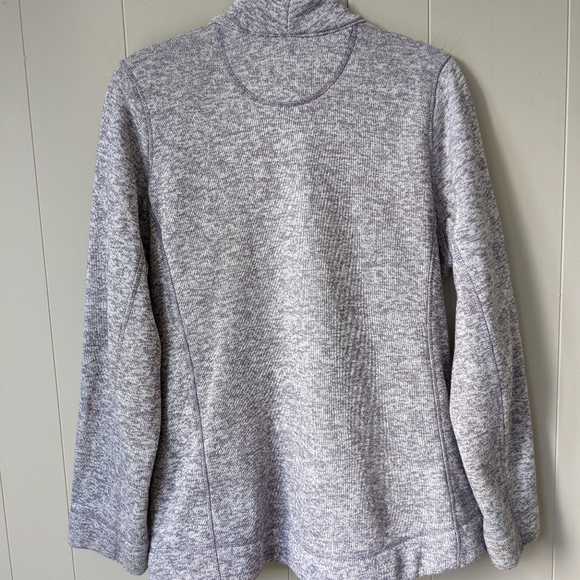White and purple Marc NYC sweater knit sweatshirt - Picture 4 of 5